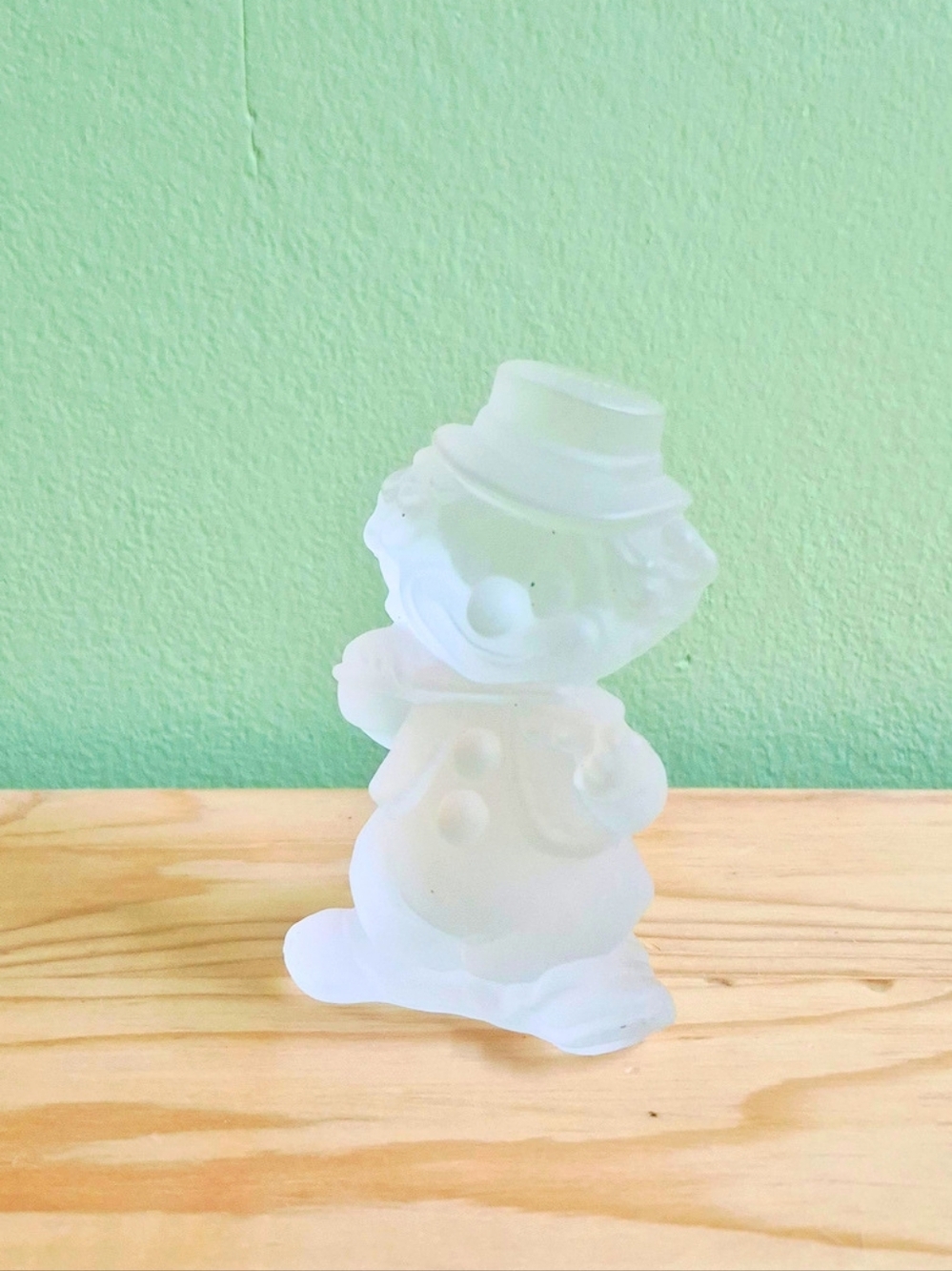Vintage Mosser Art Glass "Spike" the Fiddler Clown Figurine